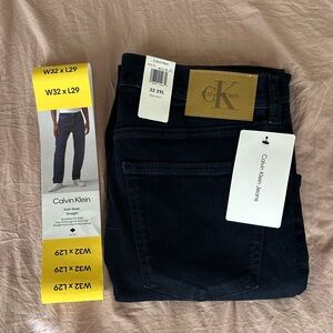 Calvin Klein Dark Wash Straight Jeans